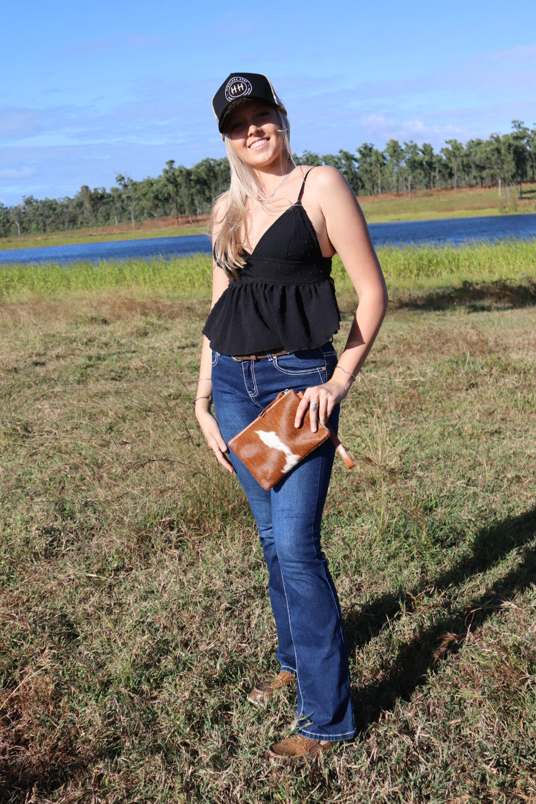 RUBY - Cowhide Clutch #11