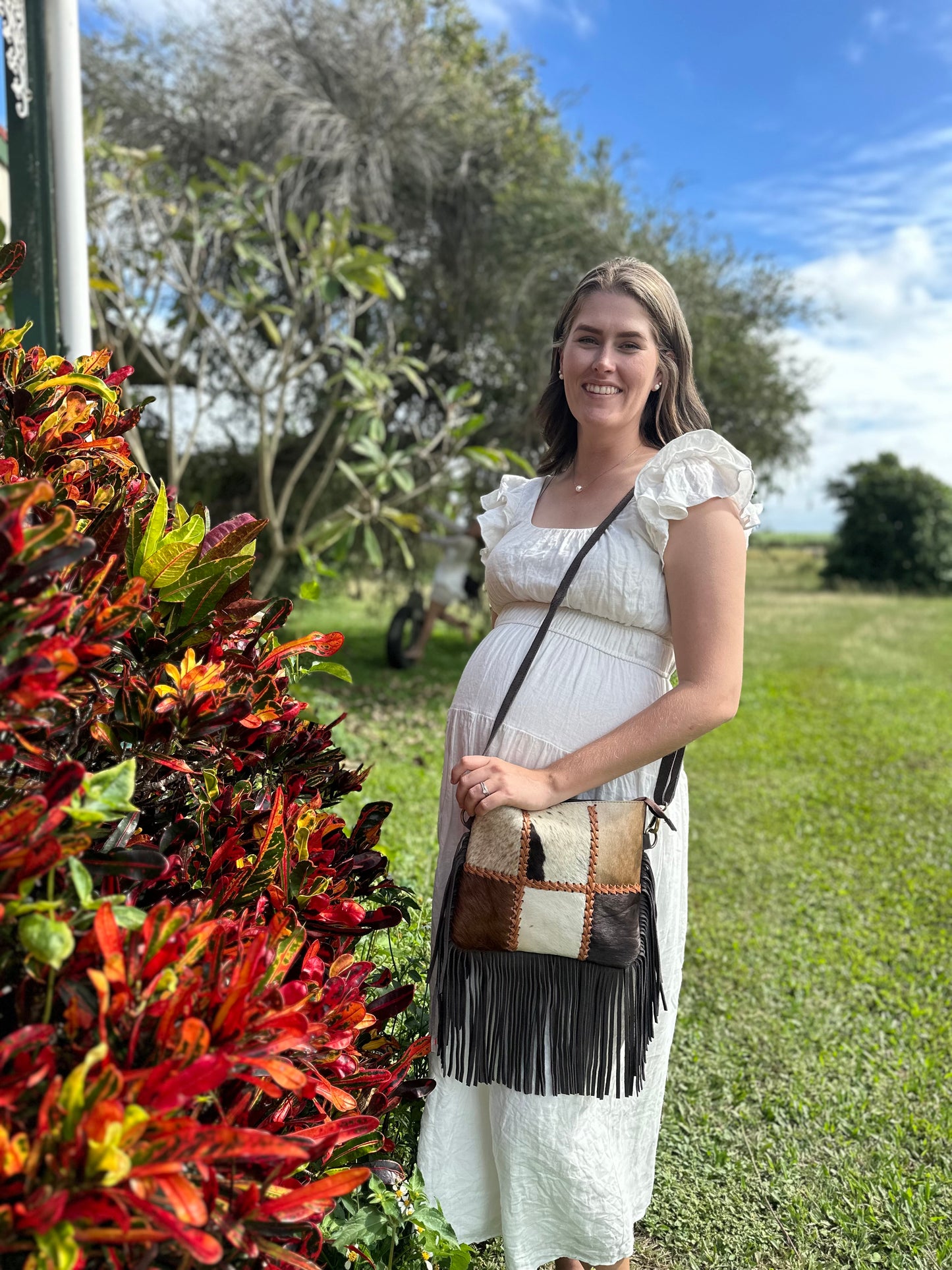 HARLOW - Suede Leather Tassel Bag #137