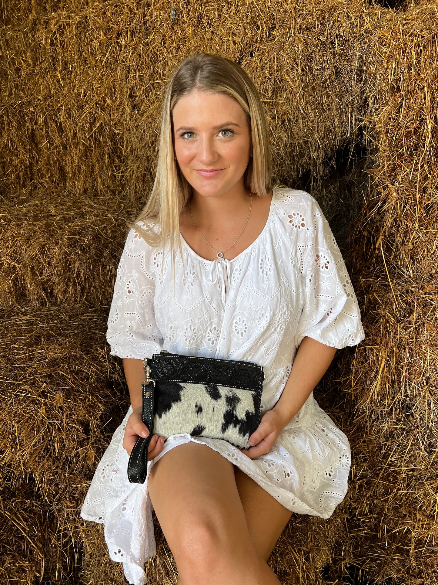 VERONICA - Cowhide Handbag / Clutch #4