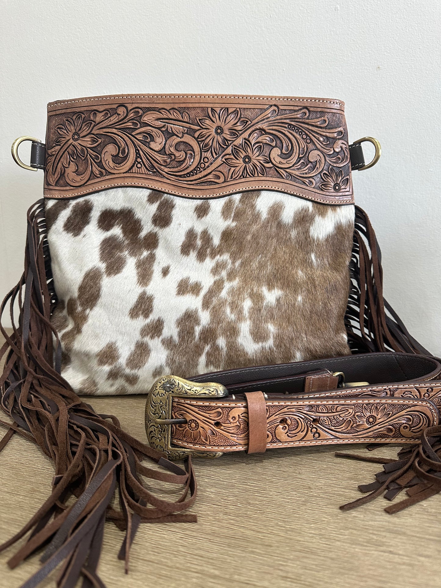 PANDORA - Tooled Cross Body Tassel Bag #102