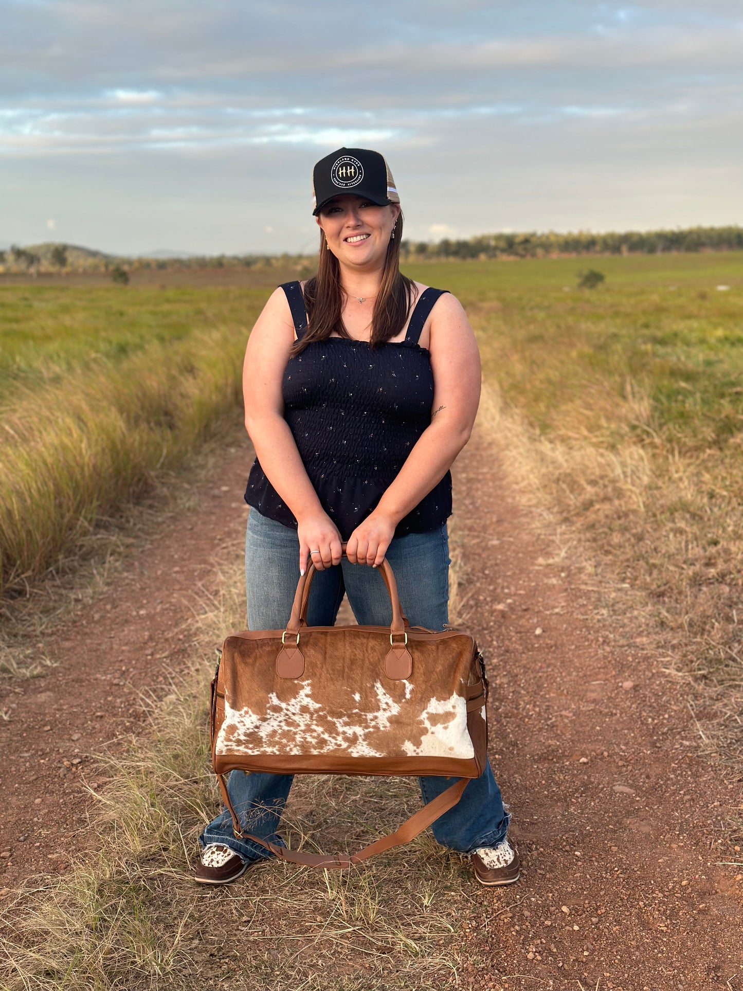 Cowhide Duffel Bag #15