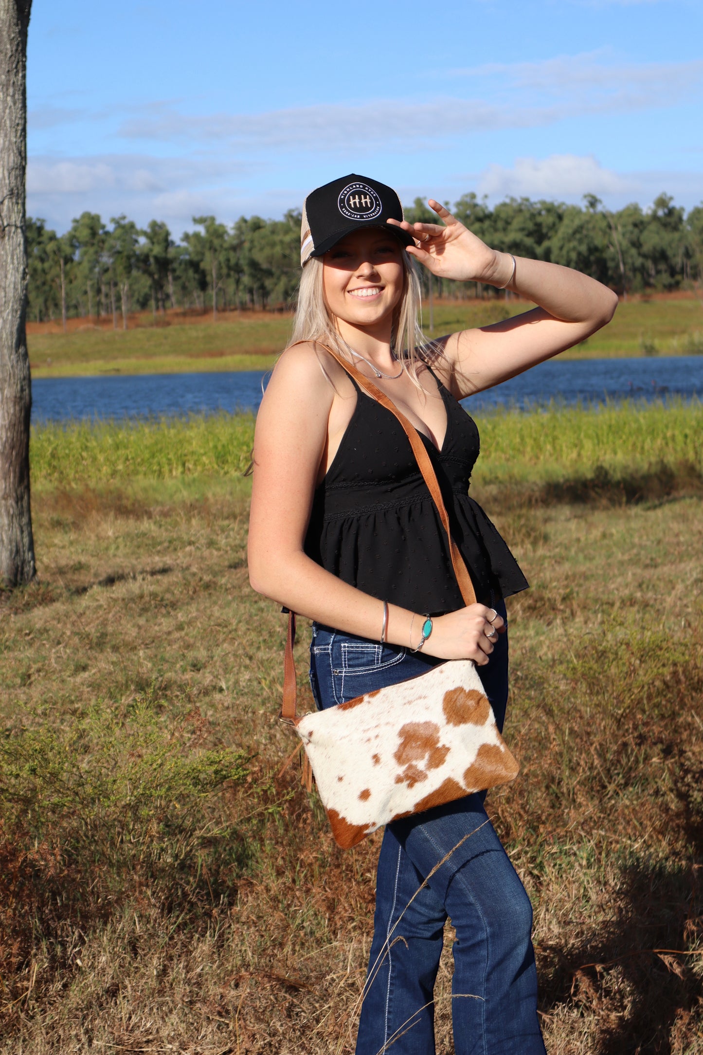 KIRA - Cowhide Crossbody Bag # 5