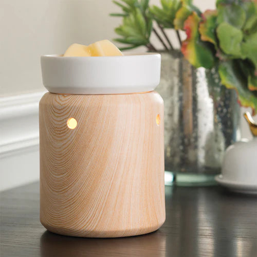 Wood Look Illumination Electric Wax Warmer