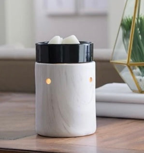 White Marble Illumination Electric Wax Warmer