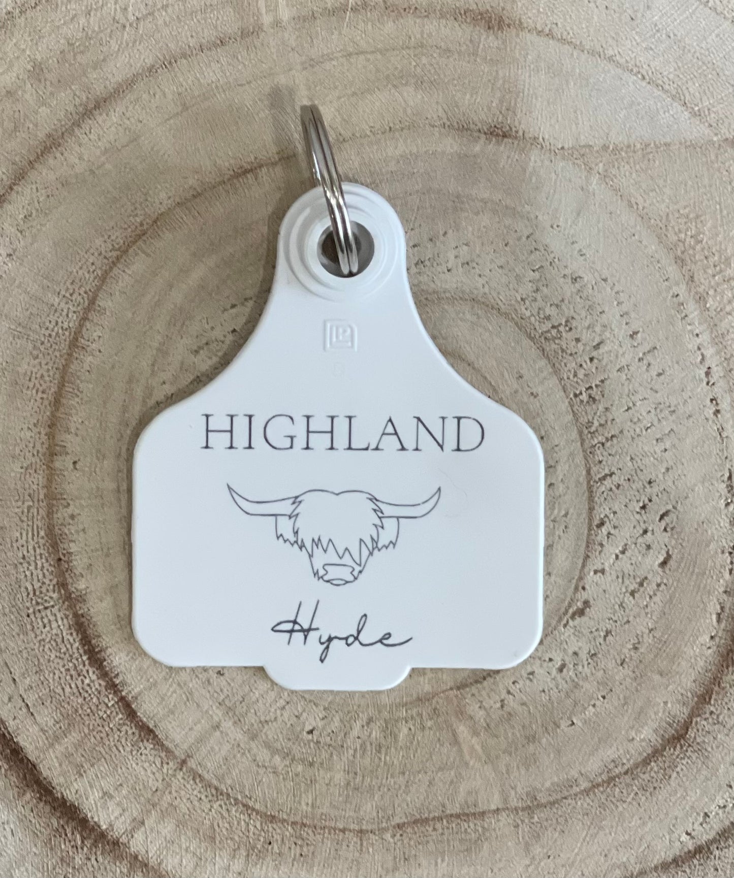 HH Cattle Tag Key Rings / Bag Tags