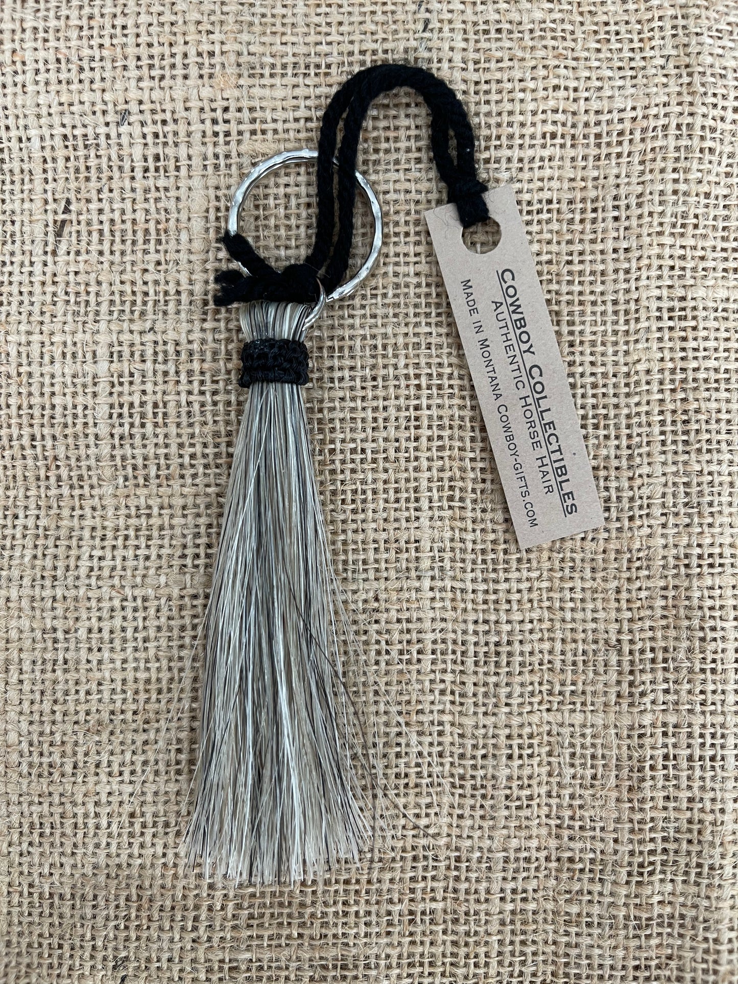 Cowboy Collectibles Horse Hair Keyring #11