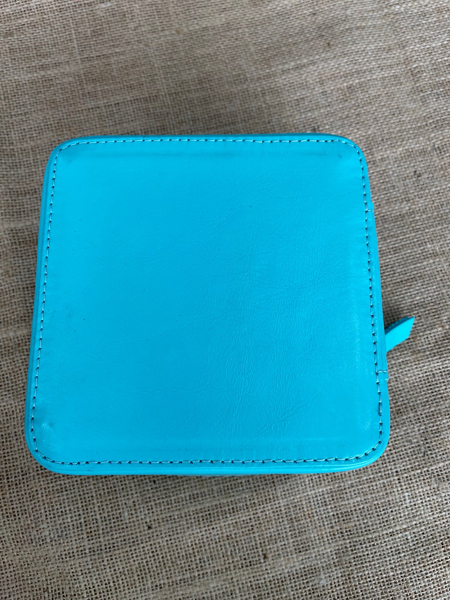 EVA - Turquoise Hide & Leather Jewellery Case #11