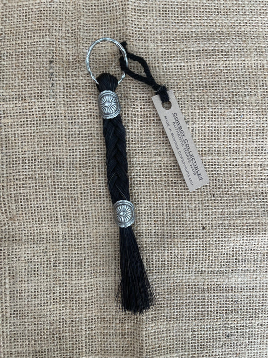 Cowboy Collectibles Plaited Horse Hair Key Ring #4