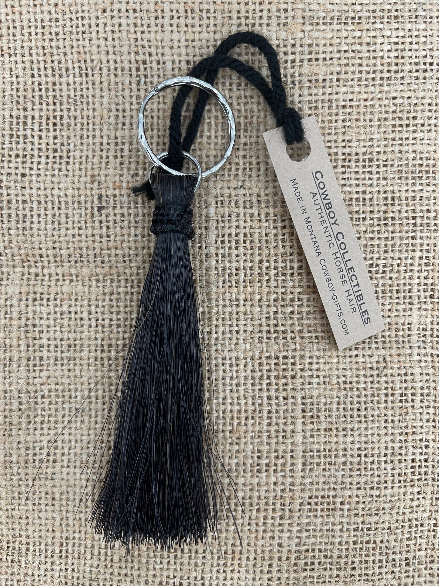 Cowboy Collectibles Horse Hair Keyring #66