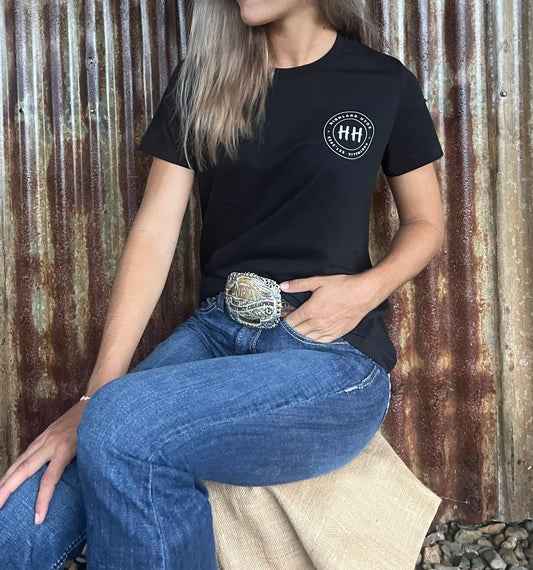 Muster Women’s Tee (available in Mushroom & Black)