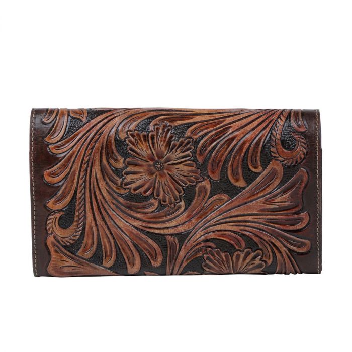 MARLI - Tooled Leather Wallet