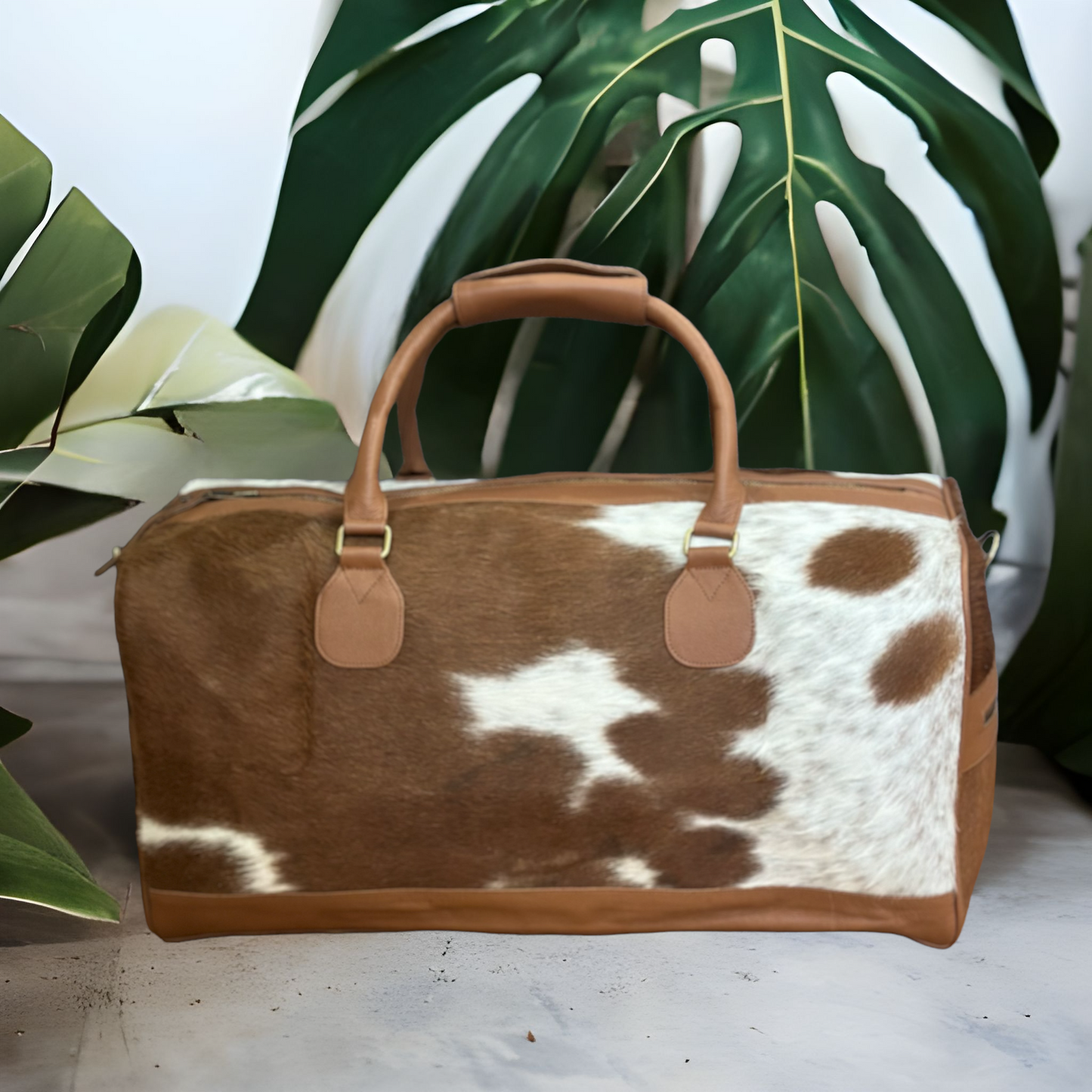 Cowhide Duffel Bag #16