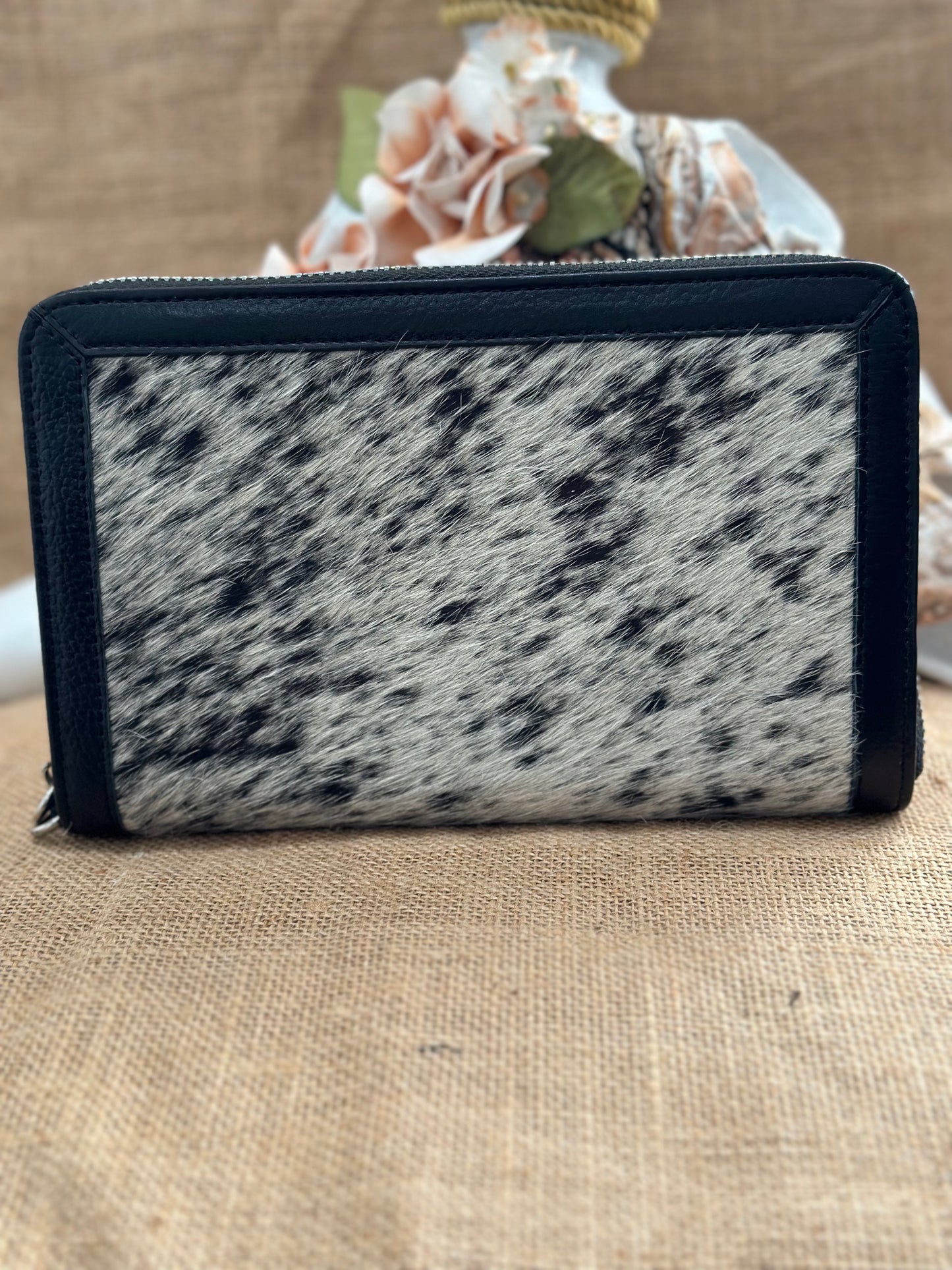 CHELSEA- Cowhide Leather (Black) Wallet # 5